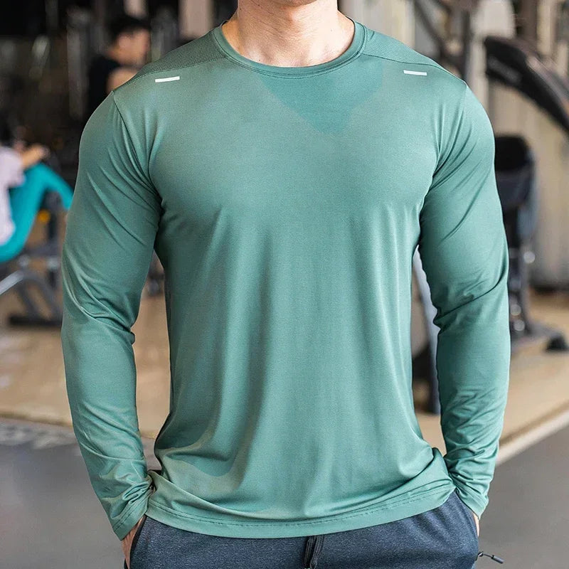 Mens Long Sleeve Gym shirt