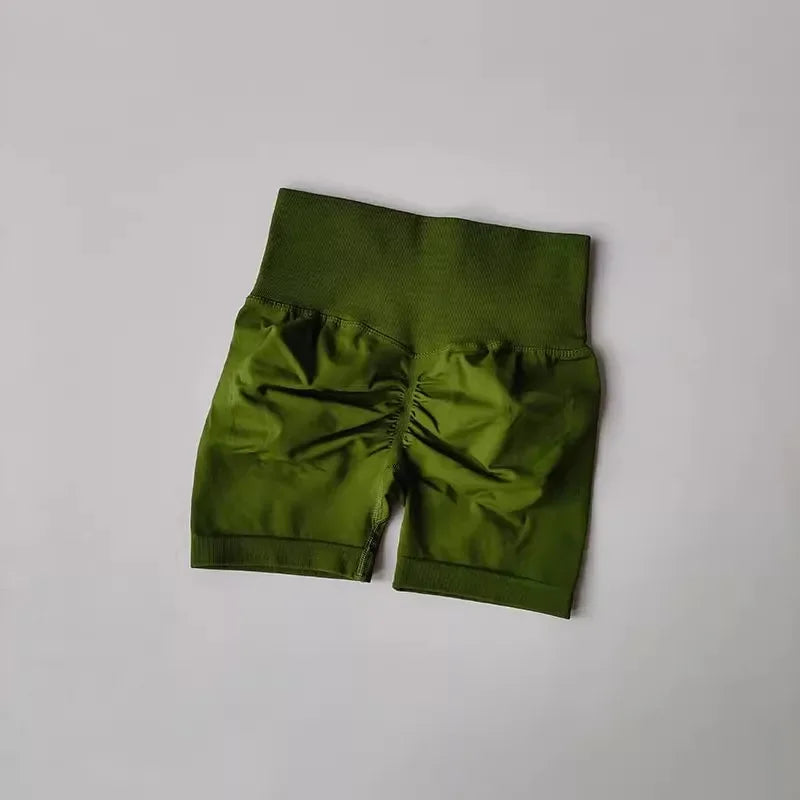 Womens High-Waist Yoga Shorts