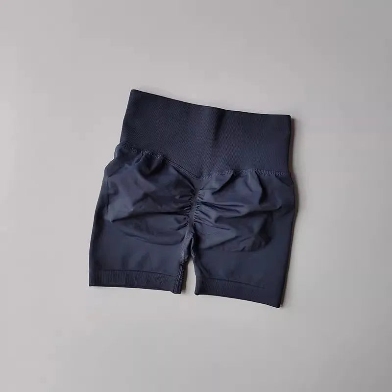 Womens High-Waist Yoga Shorts