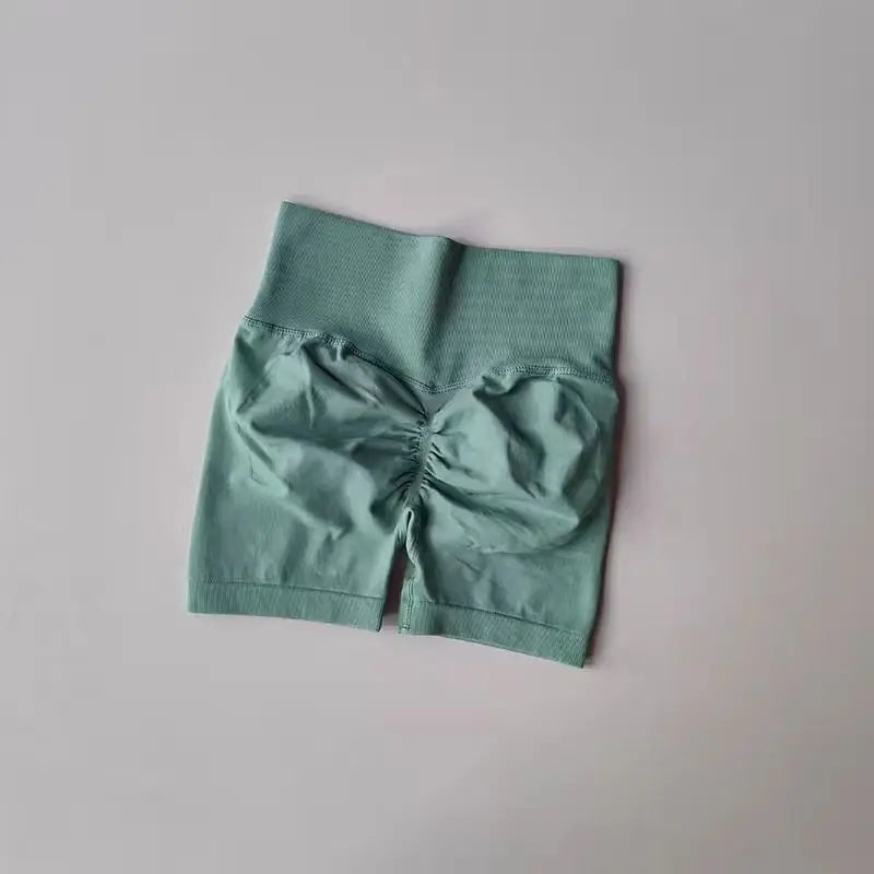 Womens High-Waist Yoga Shorts