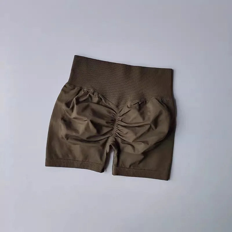 Womens High-Waist Yoga Shorts