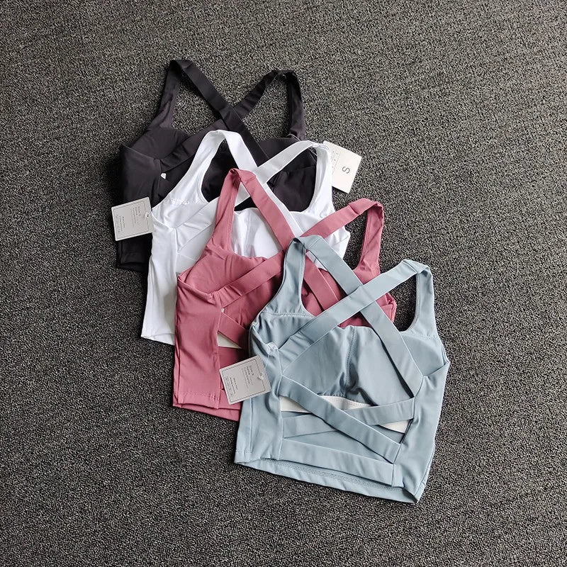 Women Push Up Yoga Bra