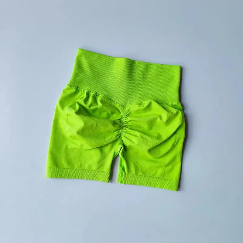 Womens High-Waist Yoga Shorts