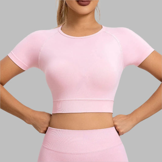 Womens Gym T-Shirt Short Sleeve