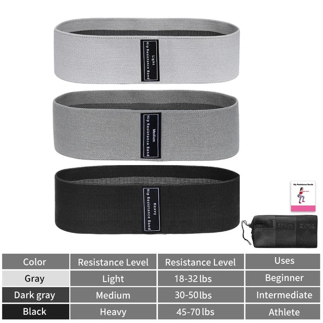 Fabric Resistance Glute Elastic Bands
