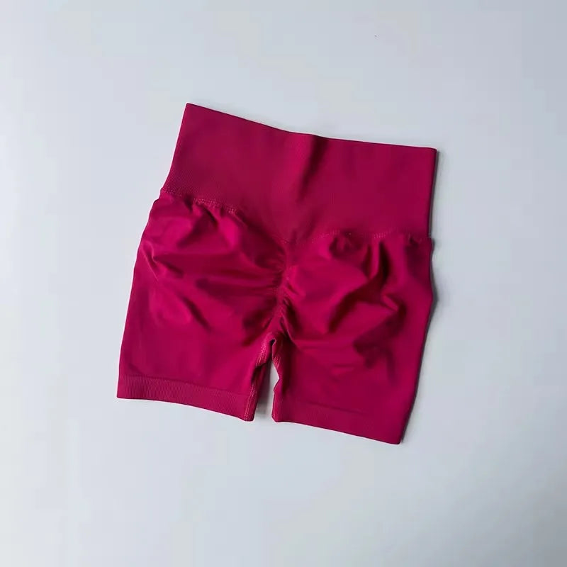 Womens High-Waist Yoga Shorts