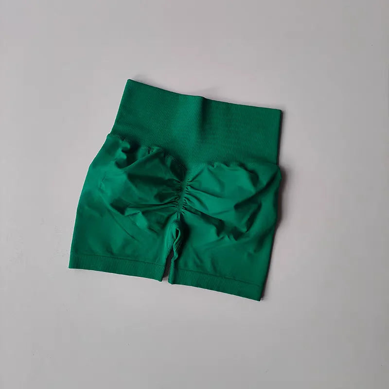 Womens High-Waist Yoga Shorts