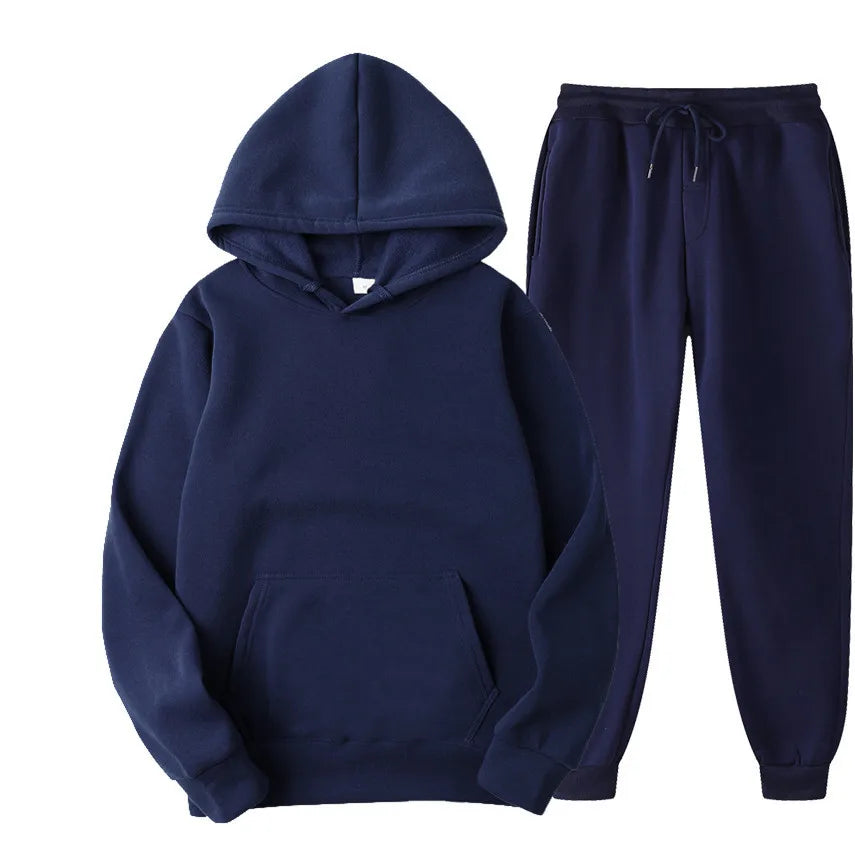 Men Hoodie+pants Two-piece Set