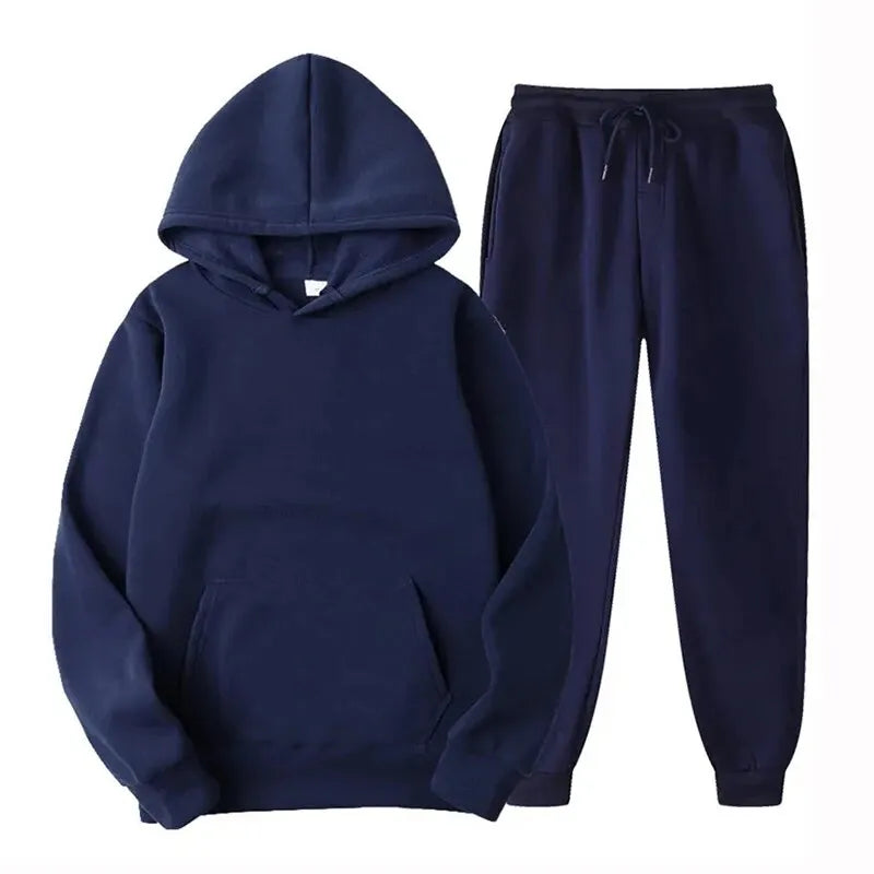 Men Hoodie+pants Two-piece Set