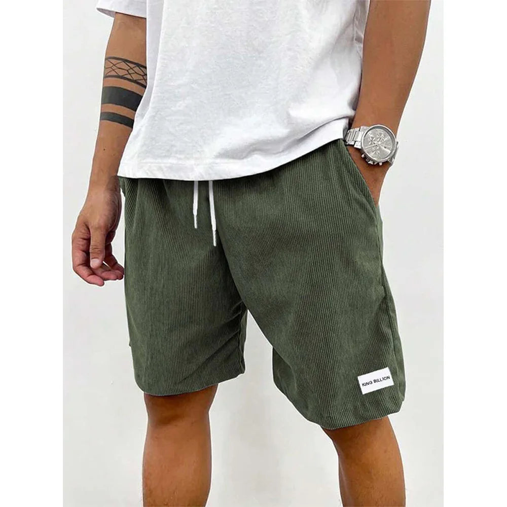Men Corduroy Casual Shorts