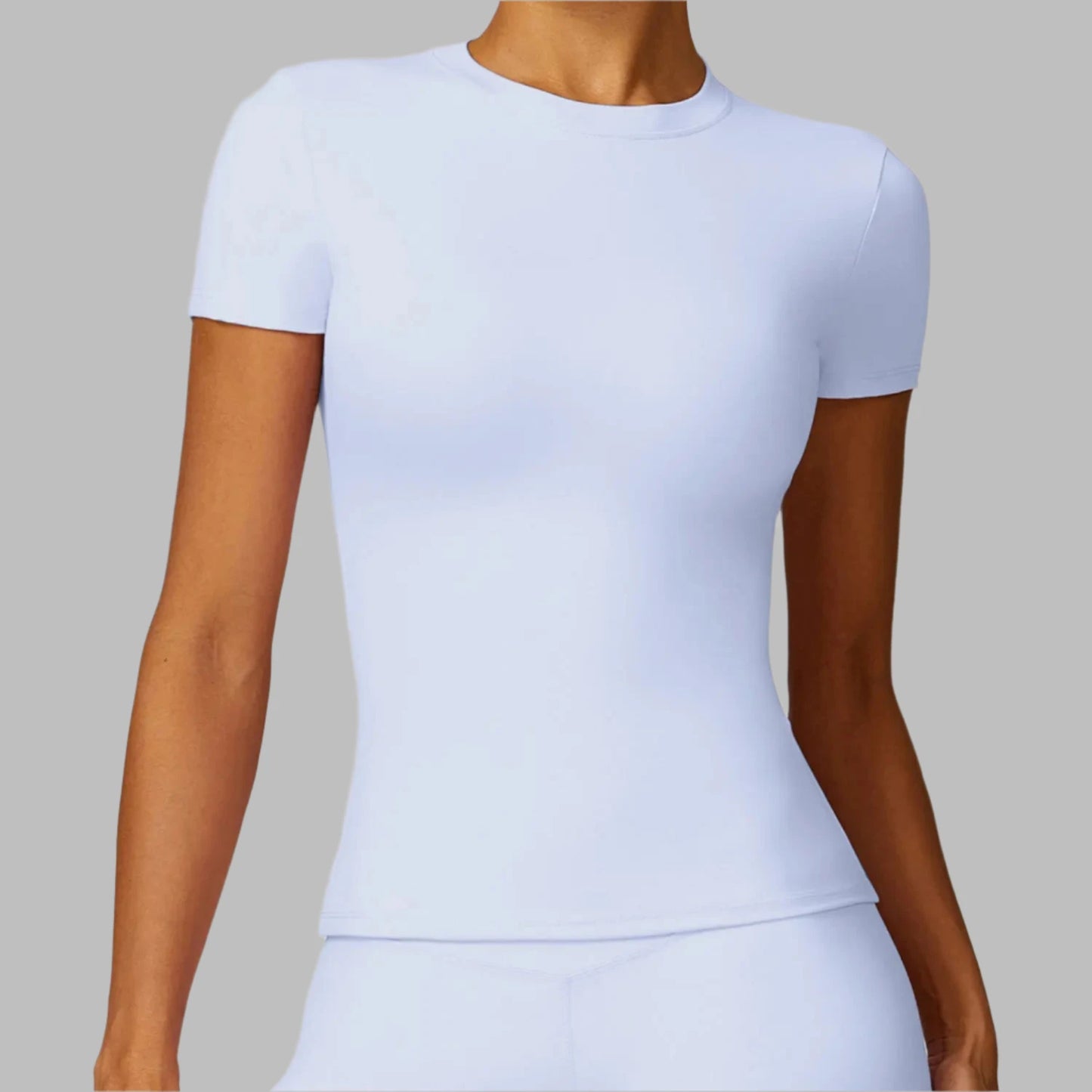 Womens Short Sleeve Gym Top