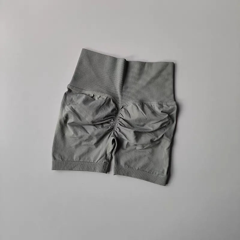 Womens High-Waist Yoga Shorts