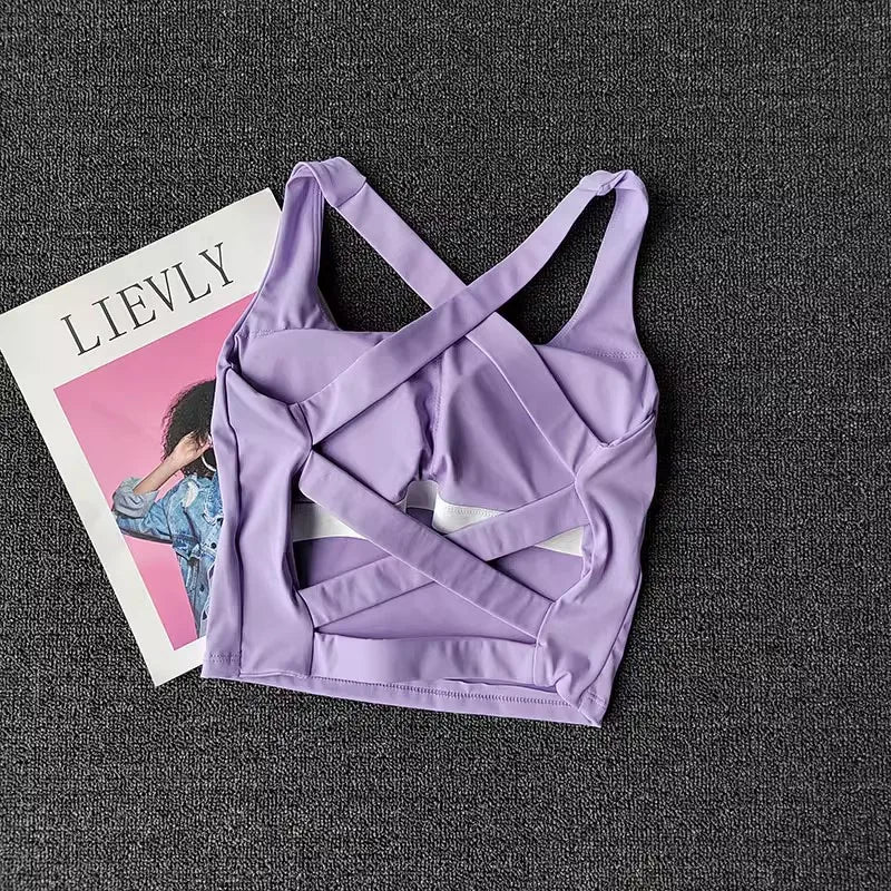 Women Push Up Yoga Bra