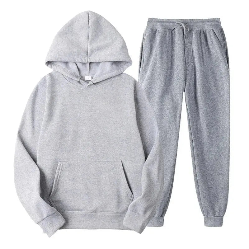 Men Hoodie+pants Two-piece Set
