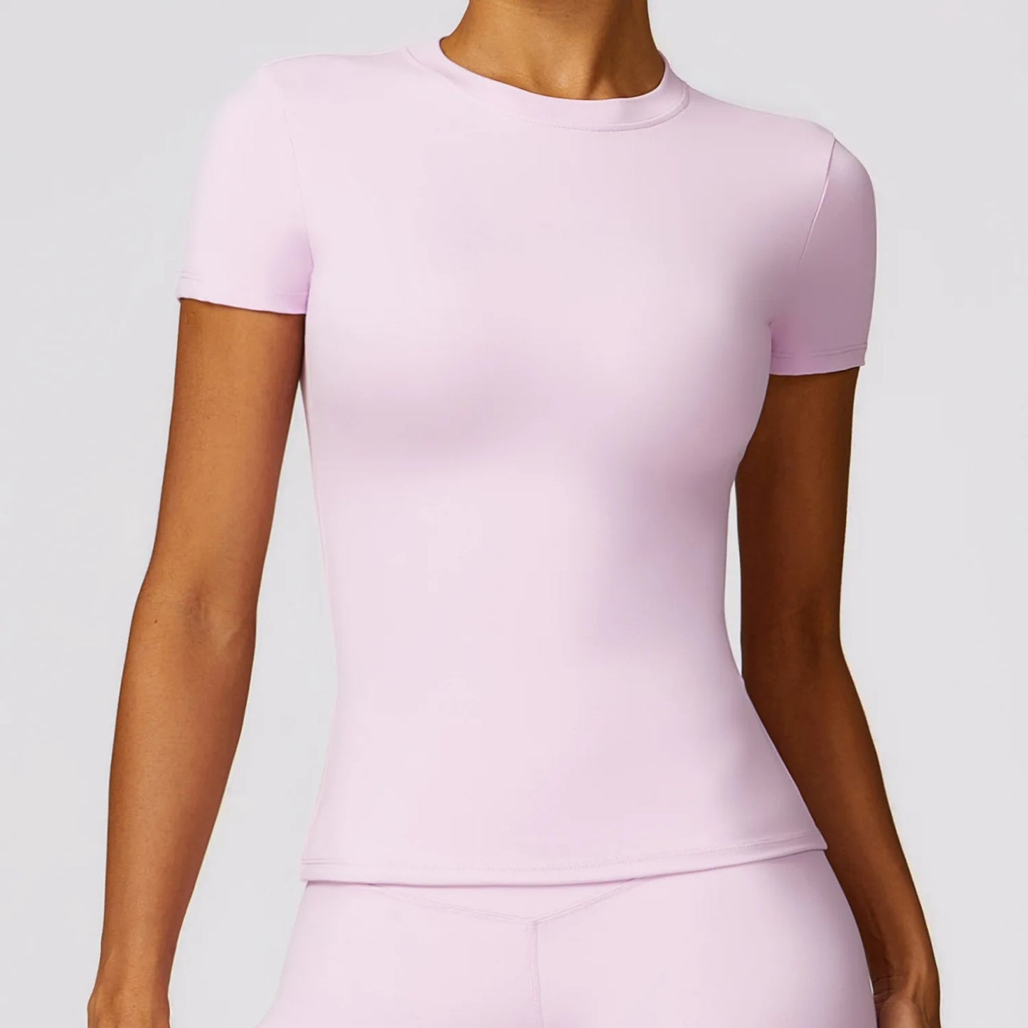 Womens Short Sleeve Gym Top