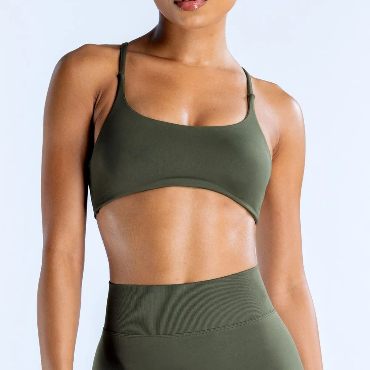Womens Dynamic Twist Gym Bra