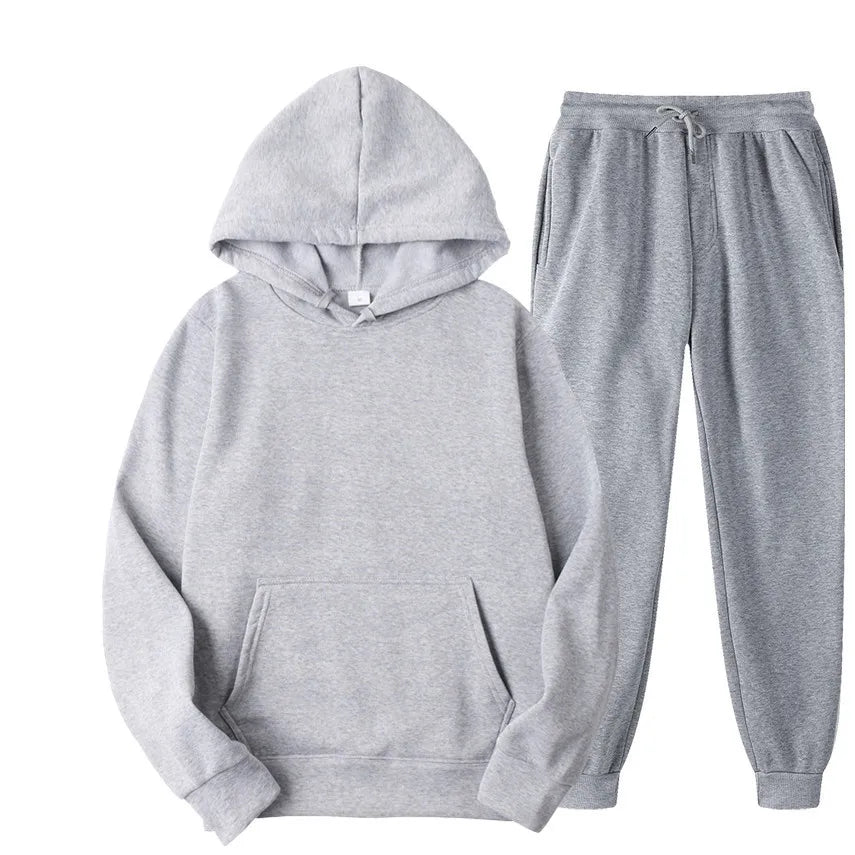 Men Hoodie+pants Two-piece Set