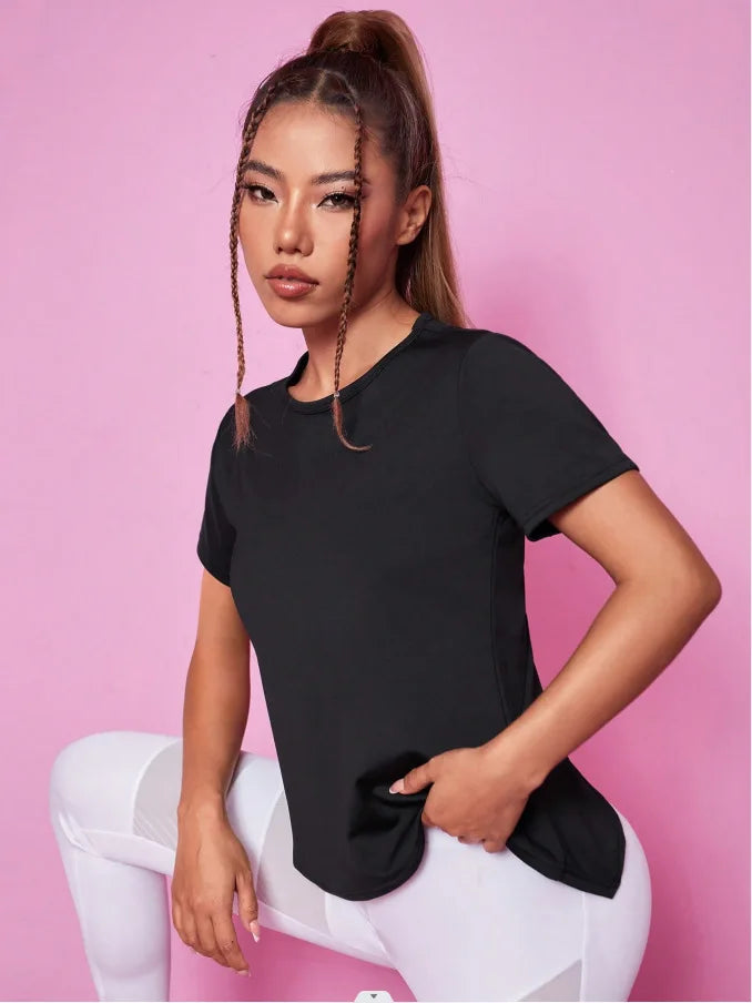Women Seamless Yoga T-Shirt