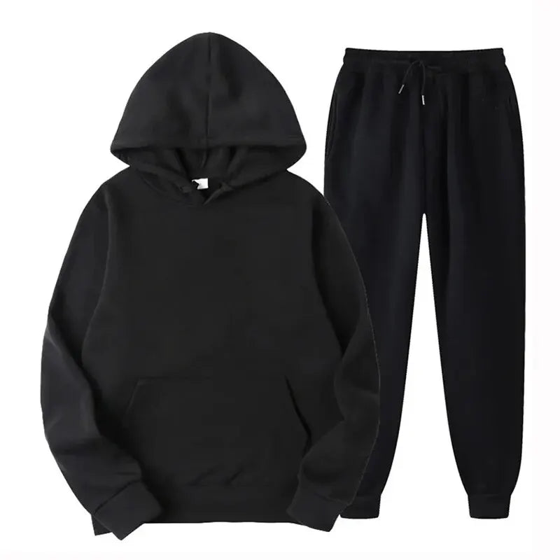Men Hoodie+pants Two-piece Set