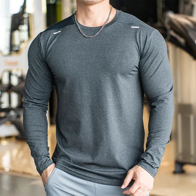 Mens Long Sleeve Gym shirt