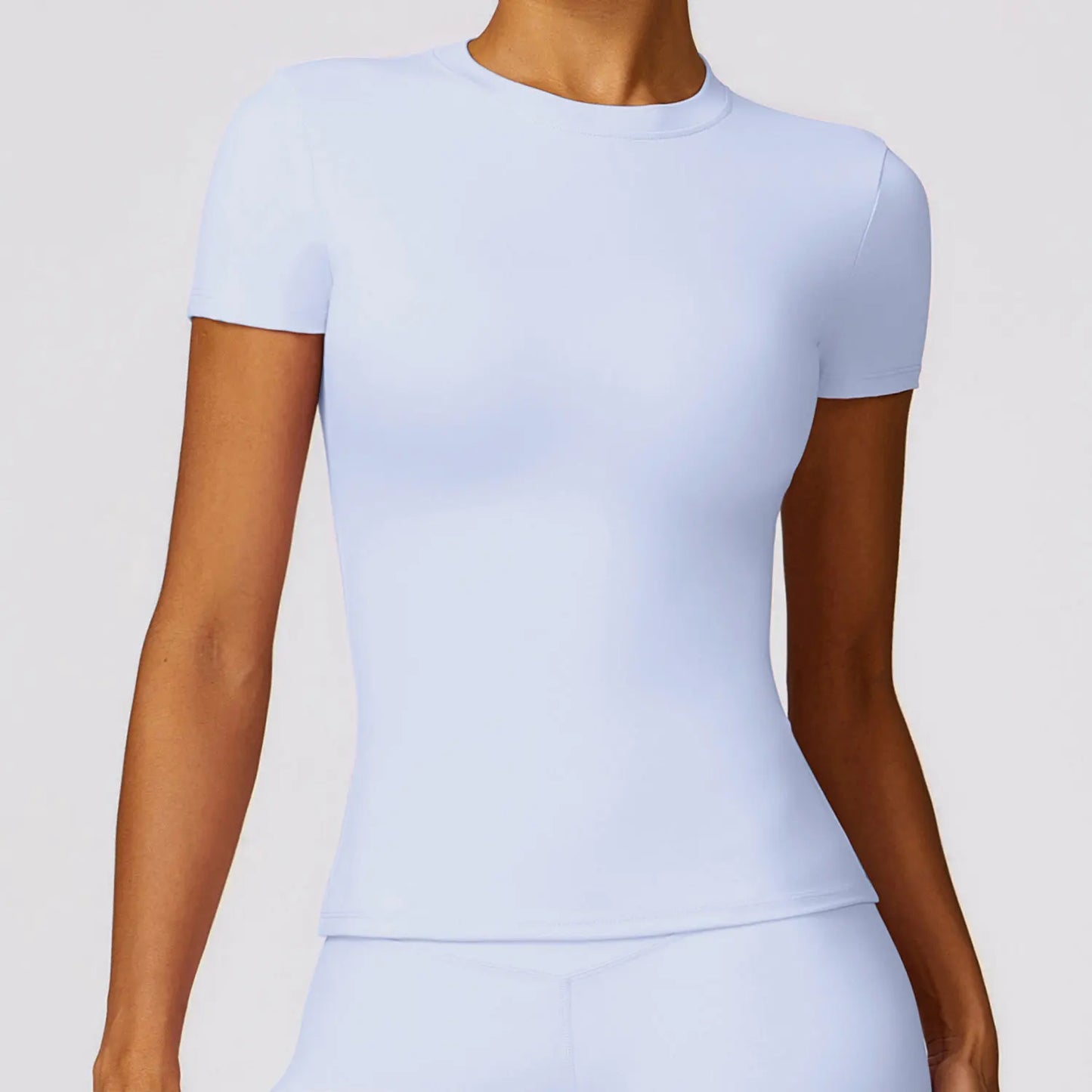 Womens Short Sleeve Gym Top
