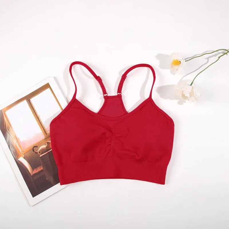 Womens  2PCS Yoga Set Gym bra + Yoga Shorts