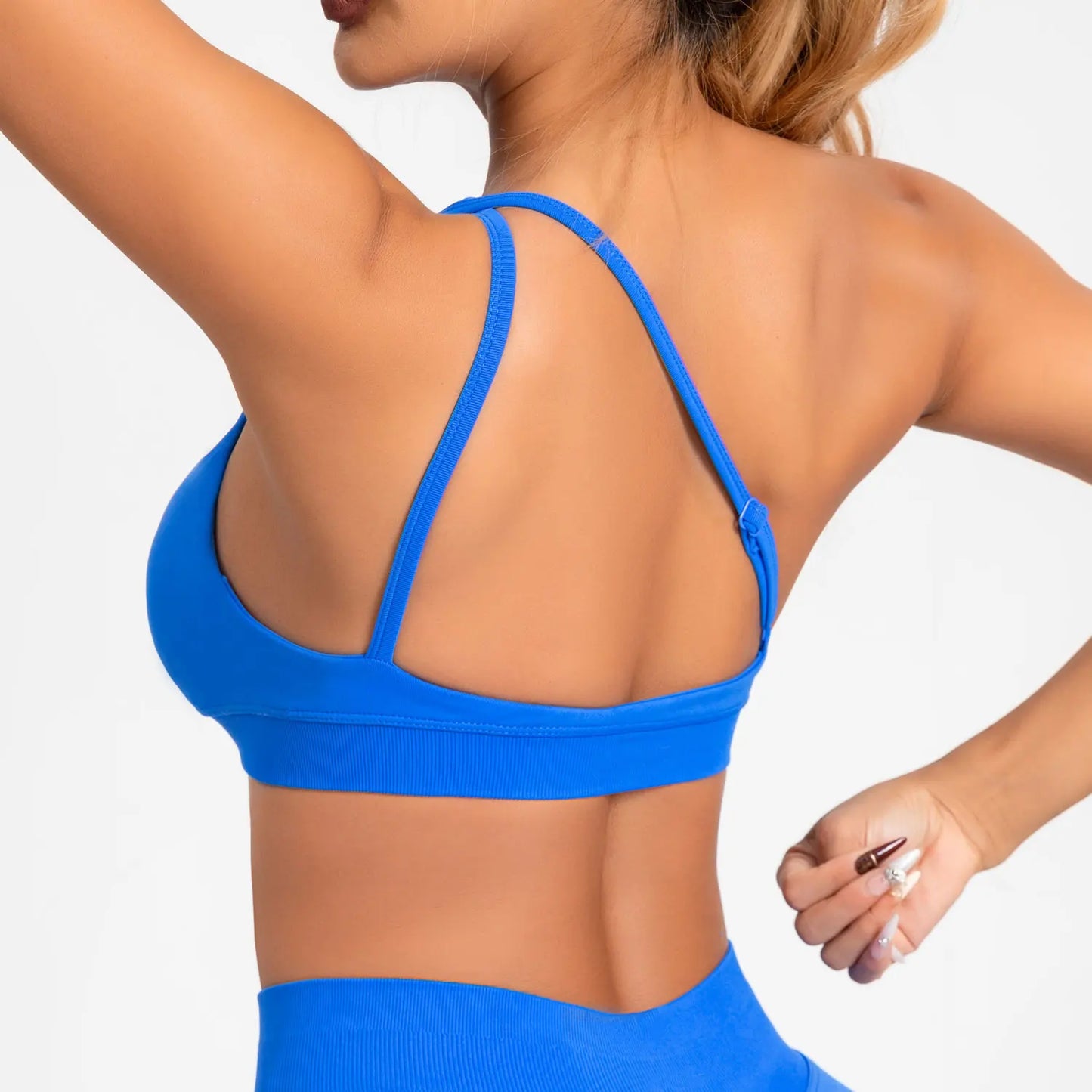 Womens Asymmetric Gym Top