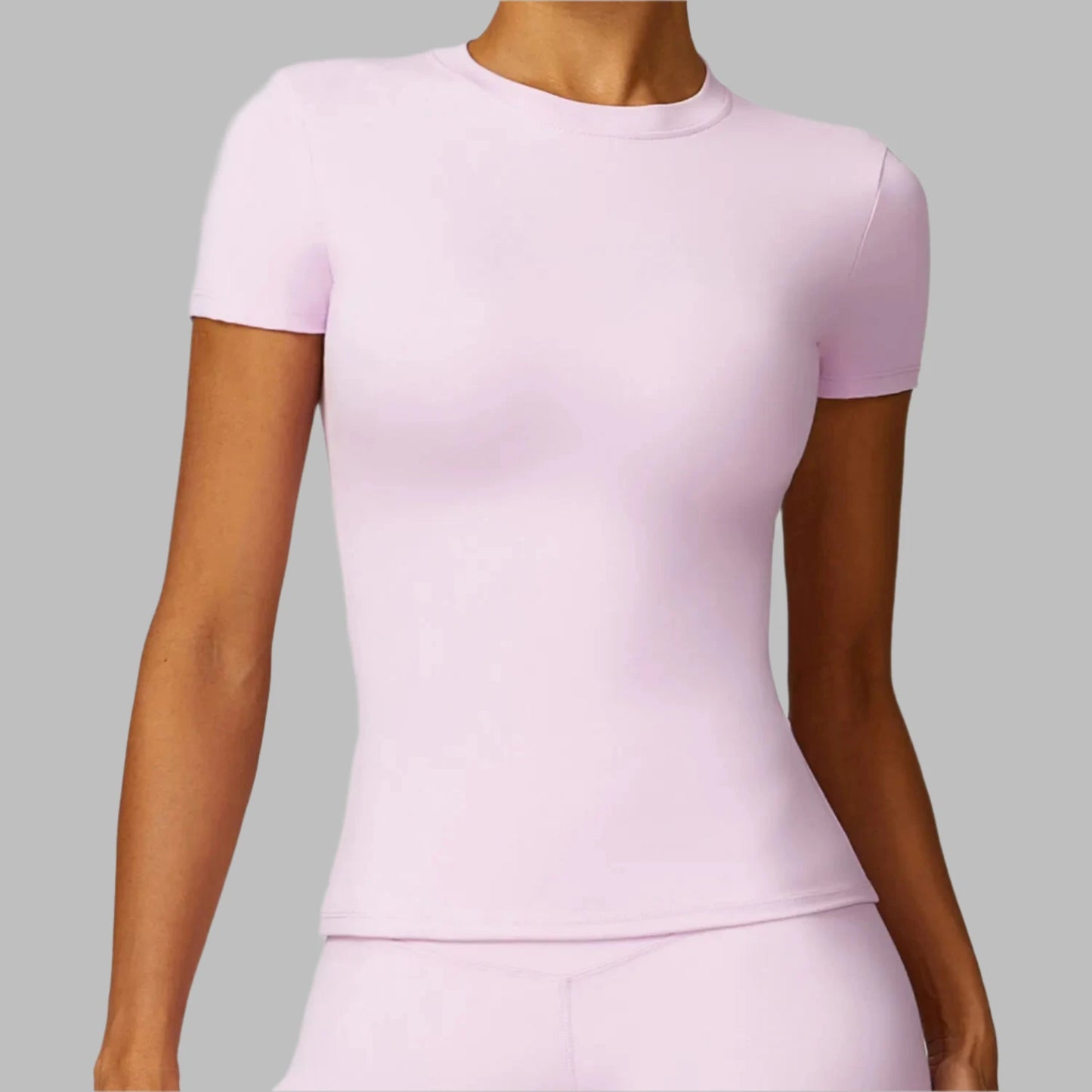 Womens Short Sleeve Gym Top