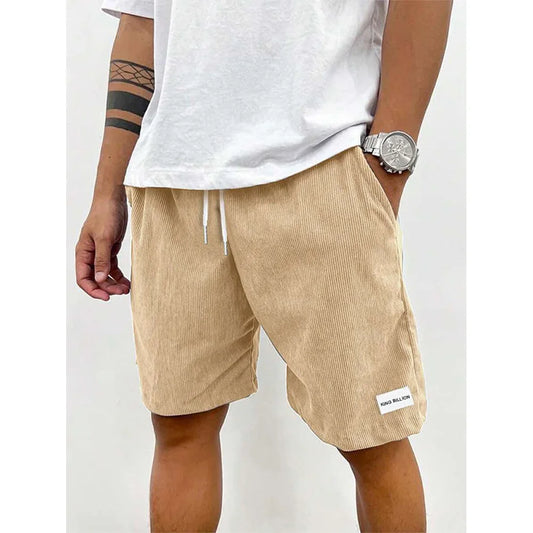 Men Corduroy Casual Shorts