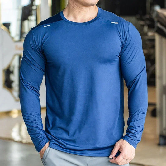 Mens Long Sleeve Gym shirt