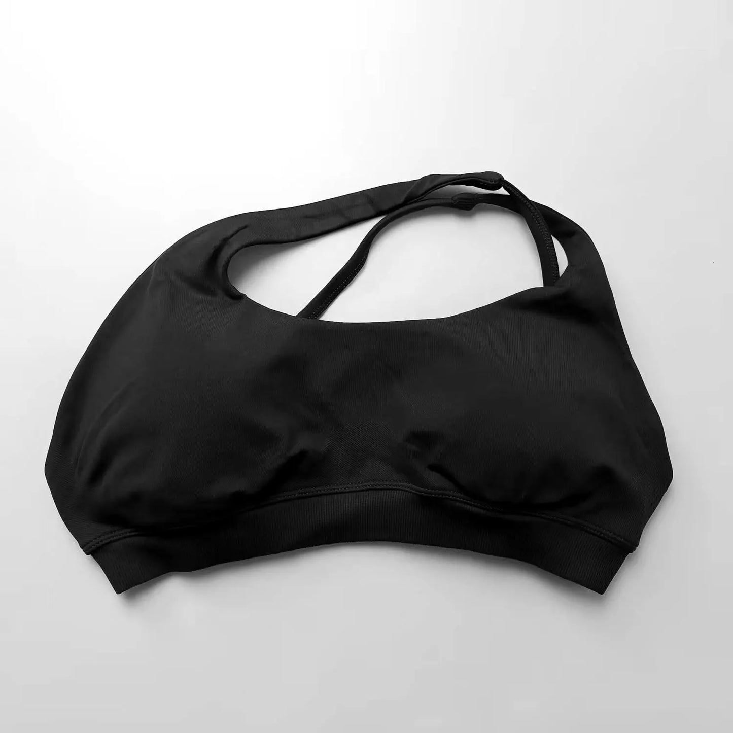 Womens Asymmetric Gym Top