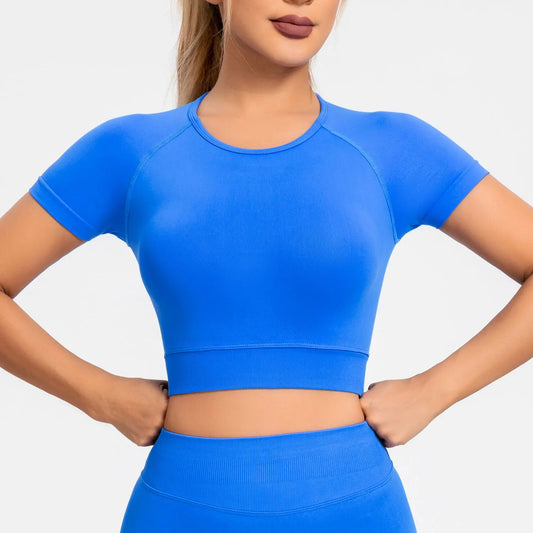 Womens Gym T-Shirt Short Sleeve